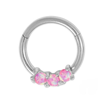 Opal Trio Hinged Ring